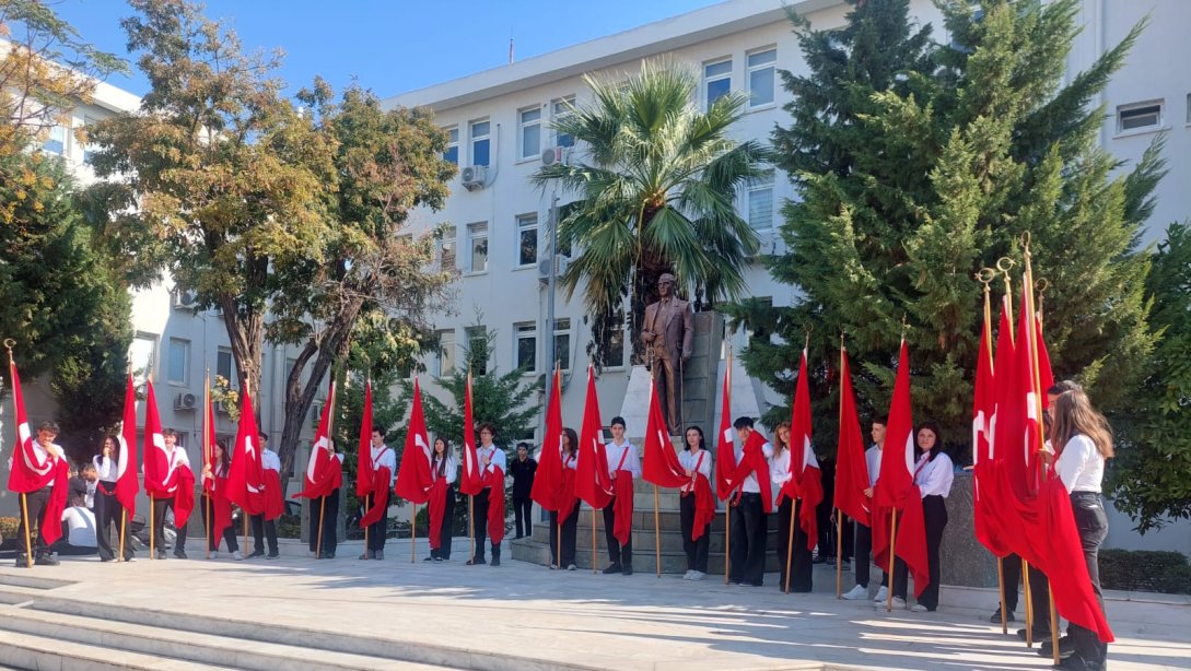 29 Ekim Cumhuriyet Bayramı Çelenk Sunma Töreni.